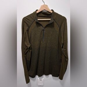Lululemon Metal Vent 1/4 Zip - XL - Yellow